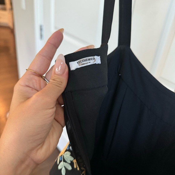 Vilshenko Black Salma Midi Dress - Picture 9 of 10